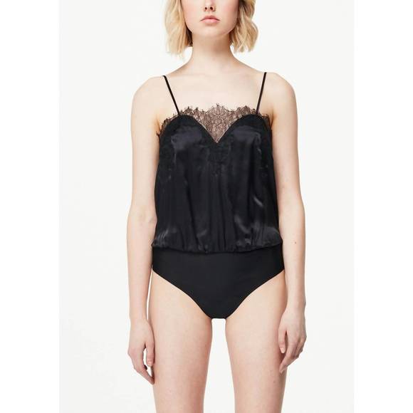 NEW CAMI NYC sweetheart bodysuit in black - Picture 1 of 4